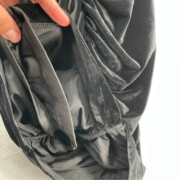 -Bardot Women's Velvet Ruched Party Dress NWT - Picture 8 of 8